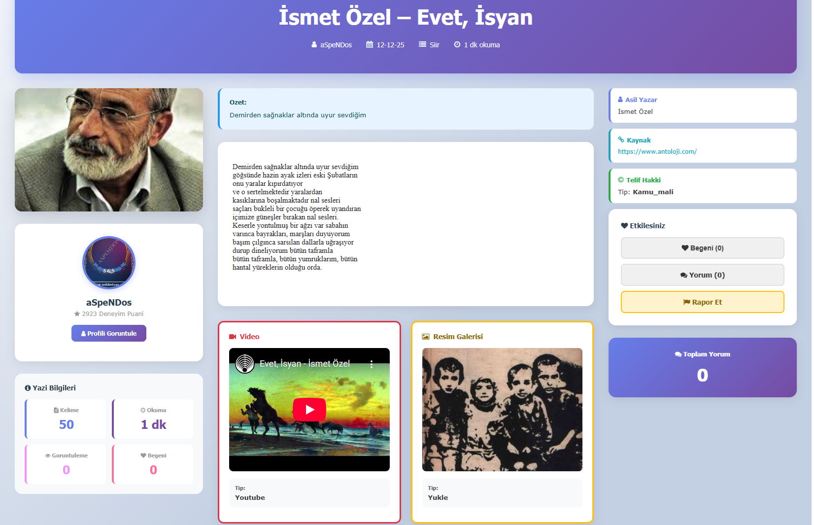 Vbulletin 3.8.x - Yazarlar Platformu ( Yeni Sistem )